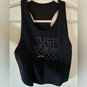 Hotworx Racerback tank with built in bra